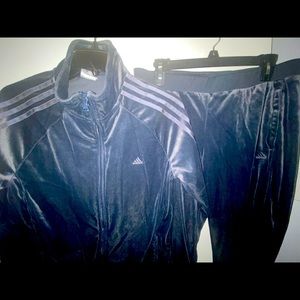 Adidas Velour Tracksuit